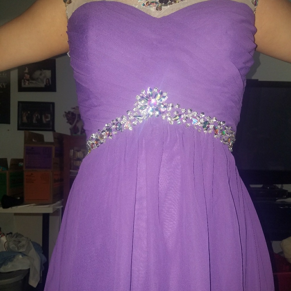 Chiffon formal gown